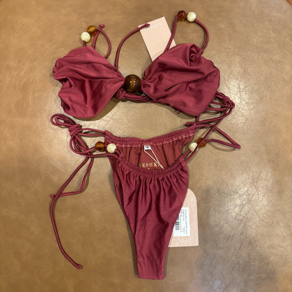 Meshki Memphis Beaded Bikin
